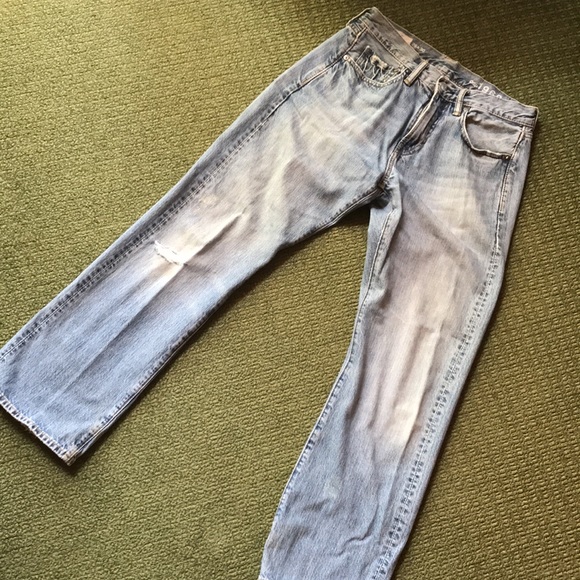 GAP Relaxed, Loose Fit Jeans w knee hole. - Picture 4 of 5